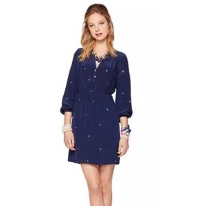 Lilly Pulitzer Navy Silk Turner Dress